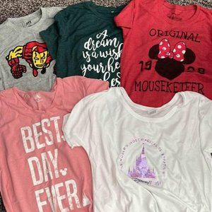 Womens T Shirts Disney Marvel tees